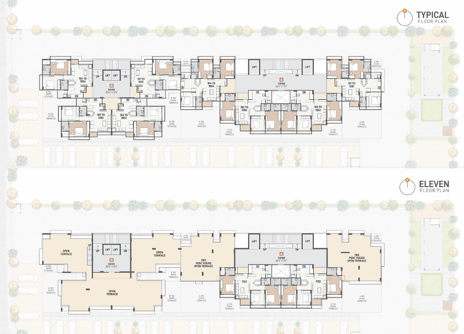 Vraj Sapphire Floor Plans