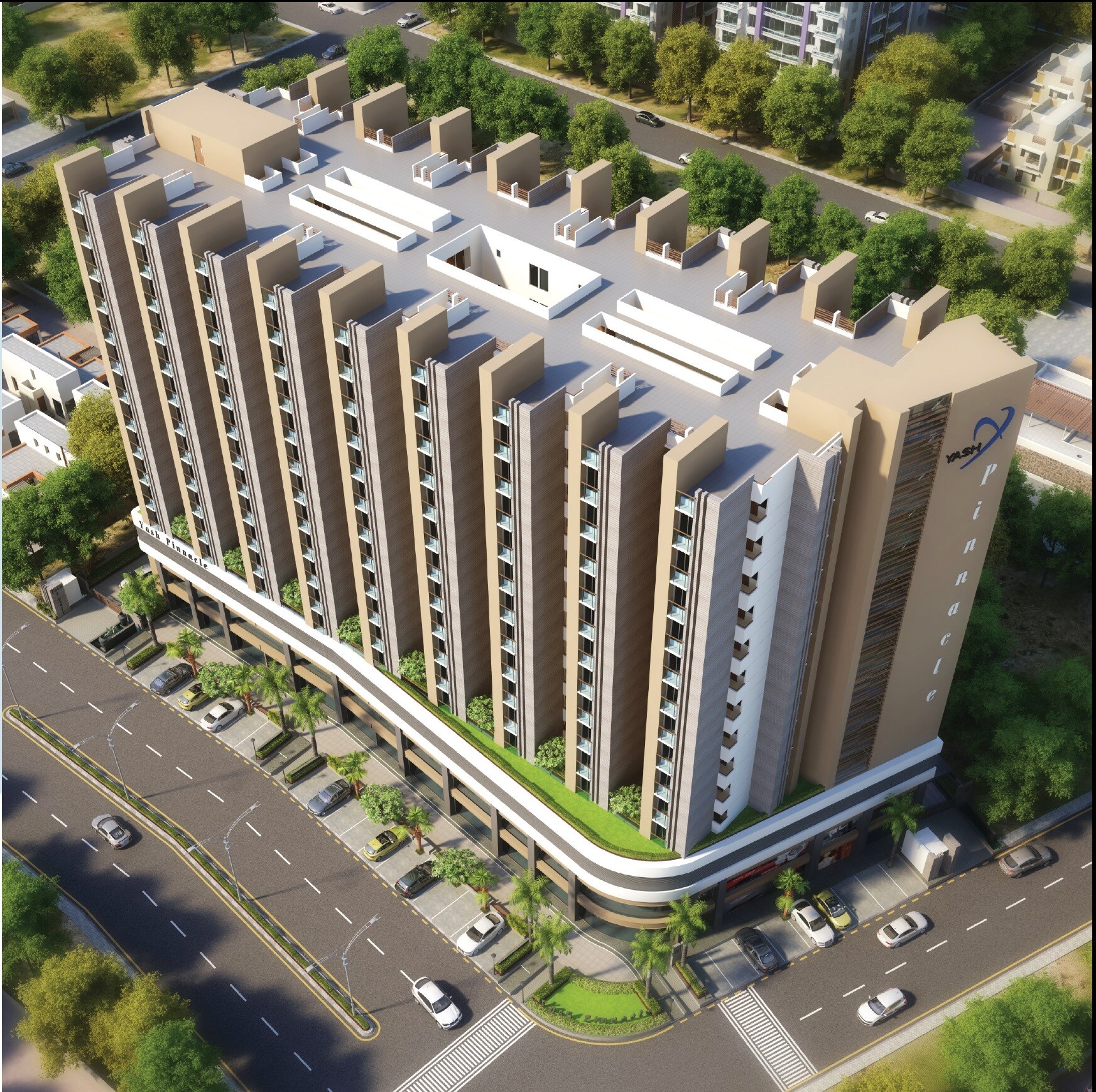 Yash Pinnacle Tower View