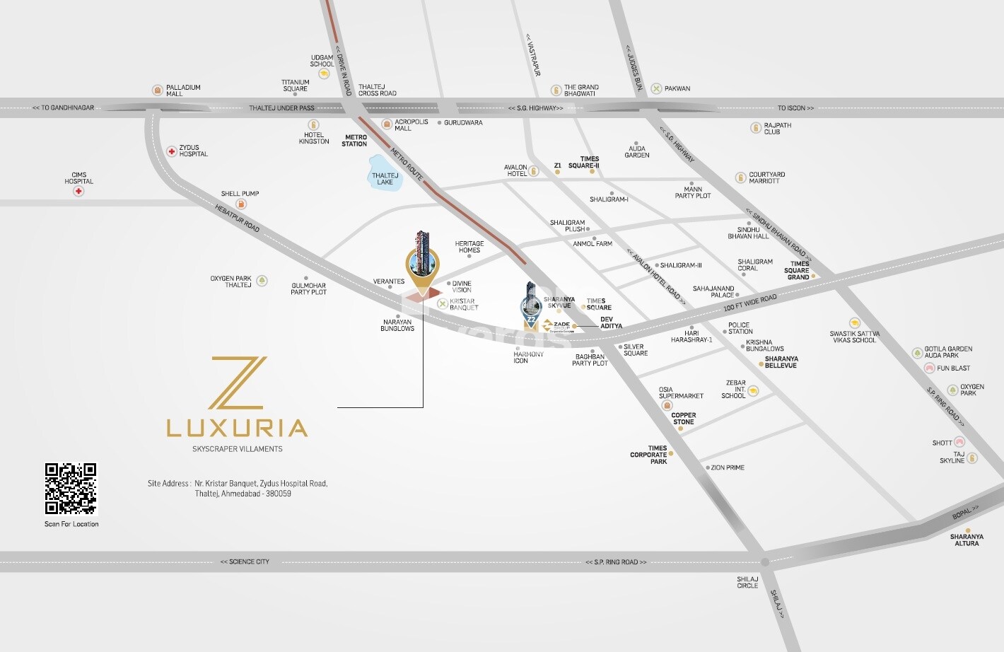 Z Luxuria Location Image
