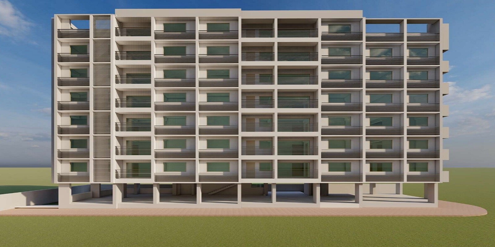 Zodiac Sainath Apartment residential project in Navrangpura