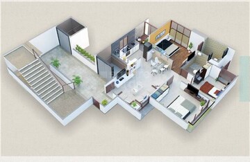  3 BHK Apartment at Aaryan Embassy, Ambli – for Rent