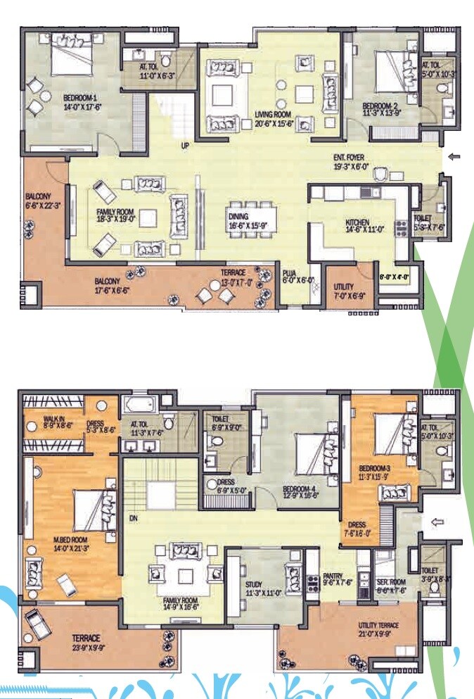 5 BHK 6440 Sq. Ft. Apartment