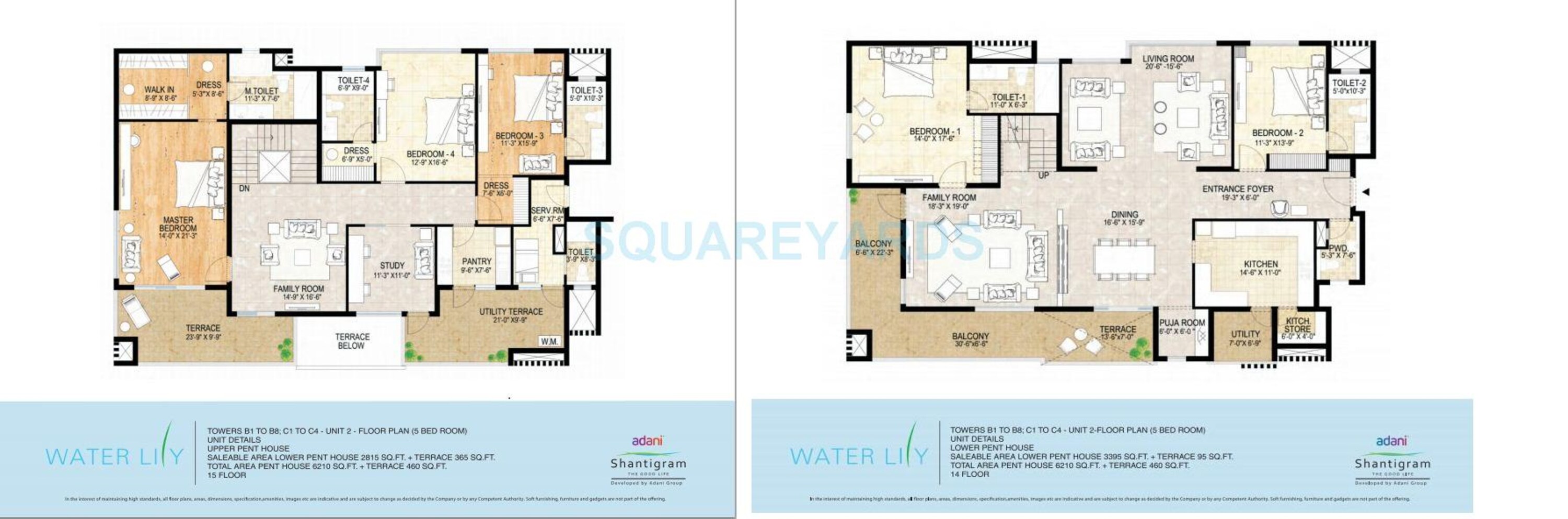 adani shantigram water lily apartment 5bhk 6120sqft 1
