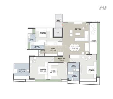  4 BHK Apartment at Arista Eminence 96, Thaltej – for Sale