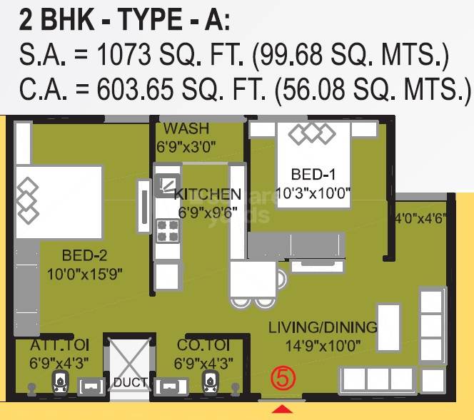 Bakeri Shaunak Apartments Floor Plans - Vejalpur, Ahmedabad