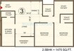 Bakeri Sivanta 2 BHK Layout