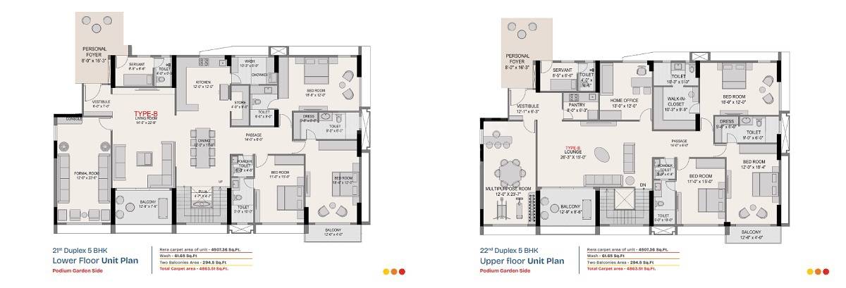 5 BHK 4507 Sq. Ft. Apartment