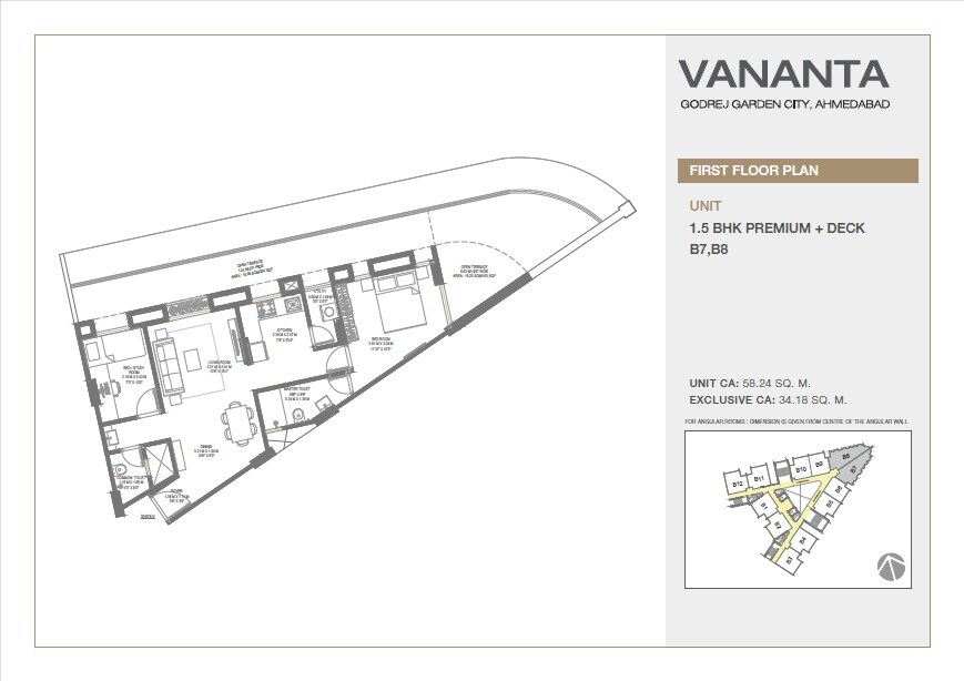 1 BHK 627 Sq. Ft. Apartment