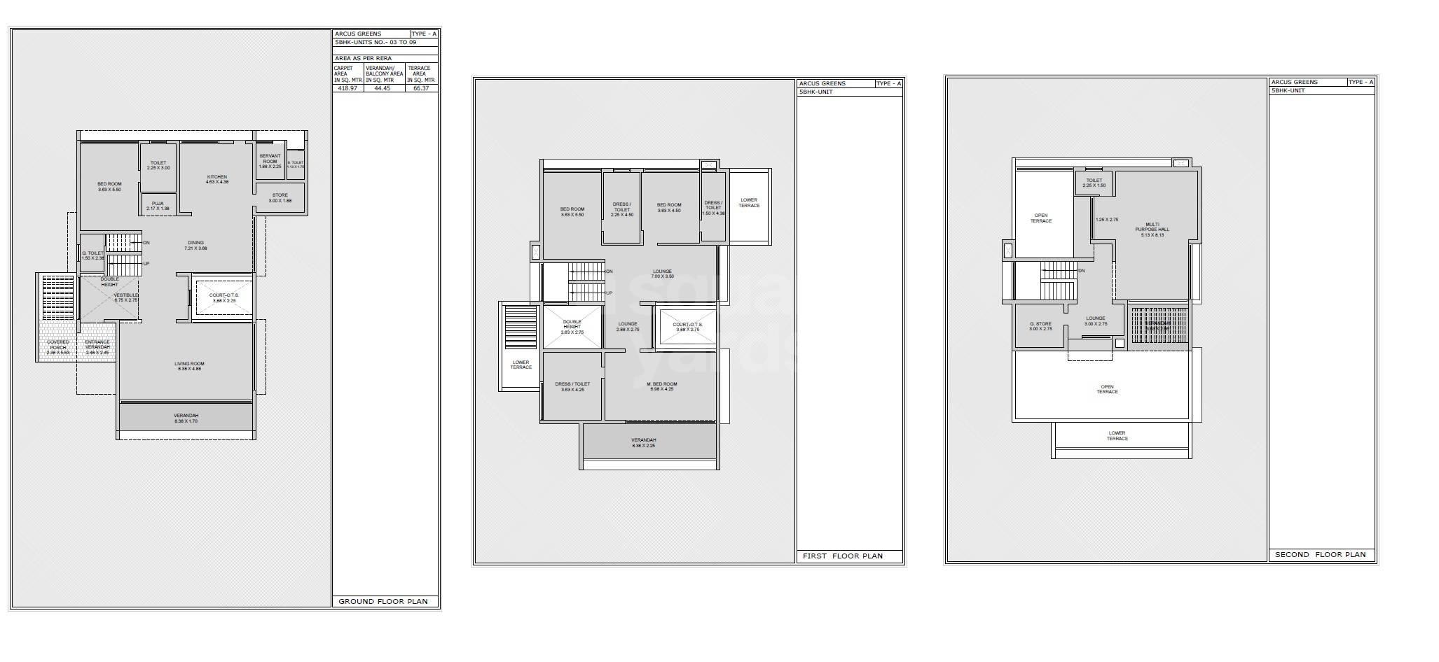 Goyal Arcus Greens 5 BHK Layout