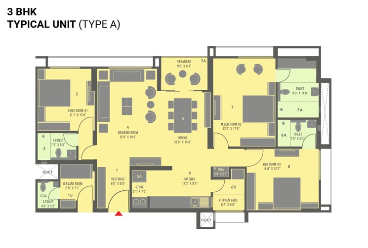 Other, goyal-riviera-aspire 3 Bedroom 2740 Sq.Ft. Apartment In Shela Ahmedabad 9105106