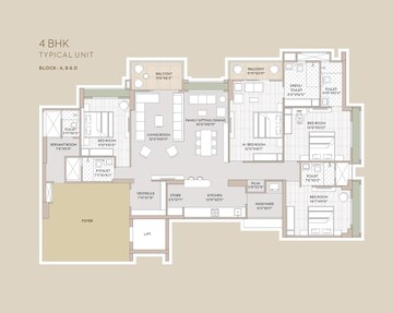  4 BHK Apartment at Goyal Riviera Prestige, Makarba – for Rent
