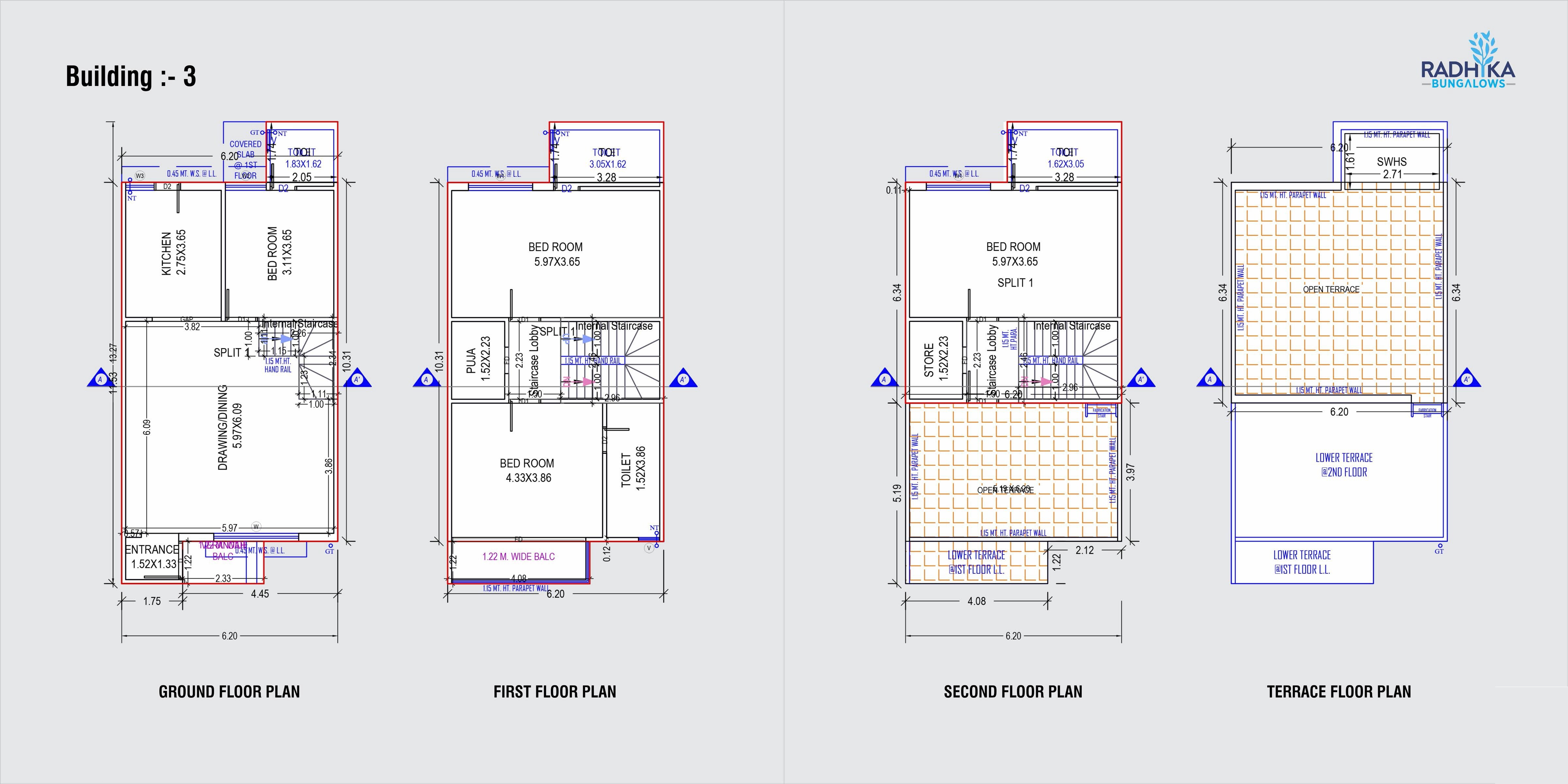 4 BHK 1568 Sq. Ft. Villa
