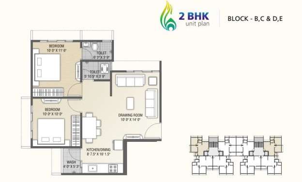krishna heights jagatpur apartment 2 bhk 1062sqft 20223314153337