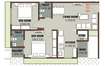 RS Nihar Nilayam 2 BHK Layout