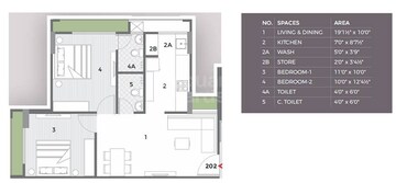  2 BHK Apartment at Shilp Ananta, Shela – for Rent