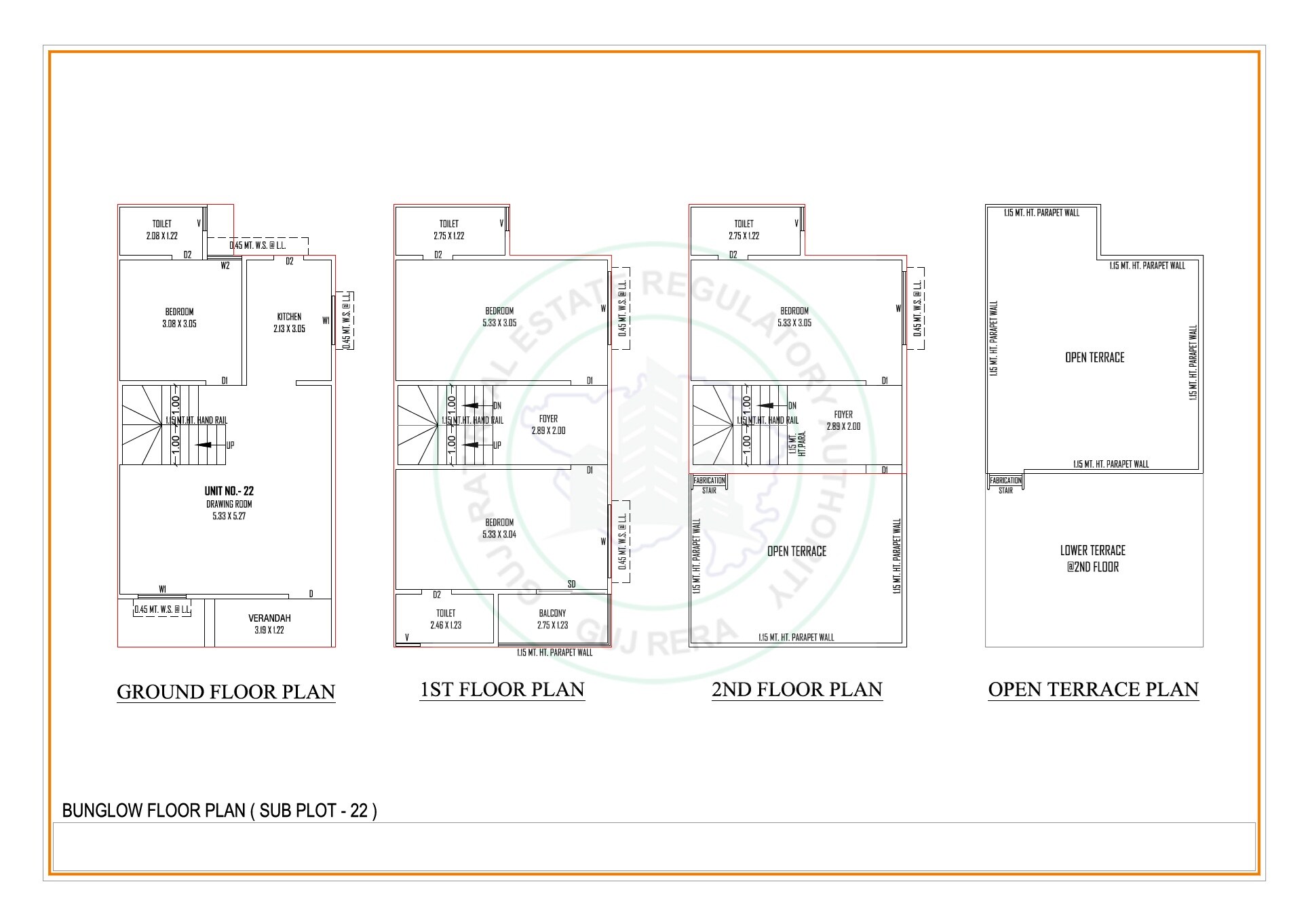 3 BHK 1237 Sq. Ft. Villa