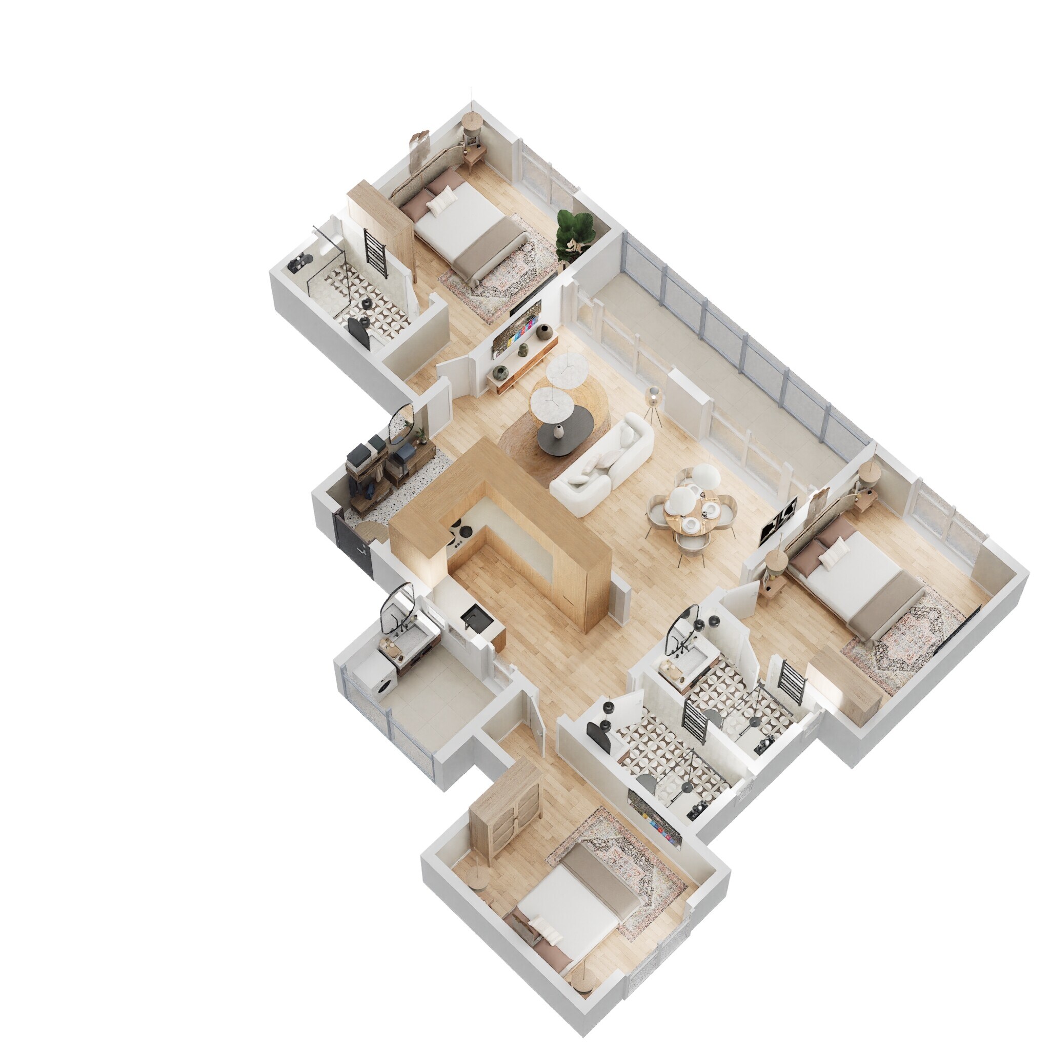 3 BHK 1749 Sq. Ft. Apartment