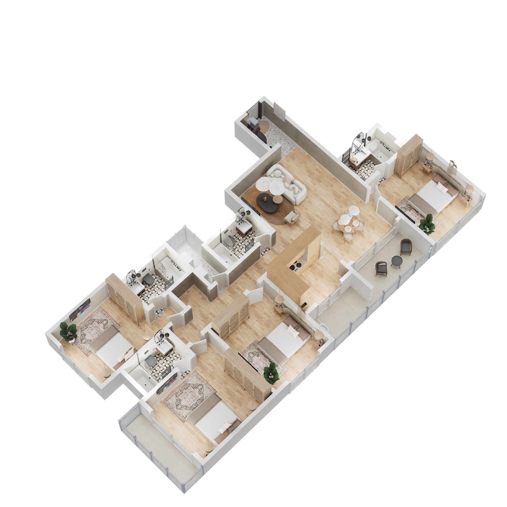 4 BHK 2254 Sq. Ft. Apartment