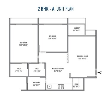  2 BHK Apartment at Sun Atmosphere, Shela – for Rent