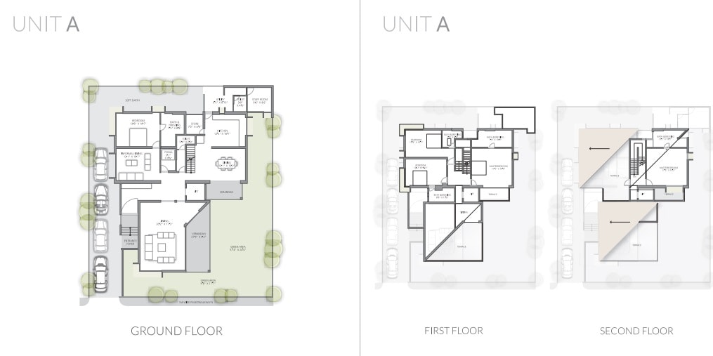 Floor plan of 5 BHK Villa - 6813 sq. ft. in Suryan Logeco Homes, Ahmedabad