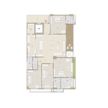  4 BHK Apartment at Swati Symphony, Bodakdev – for Sale