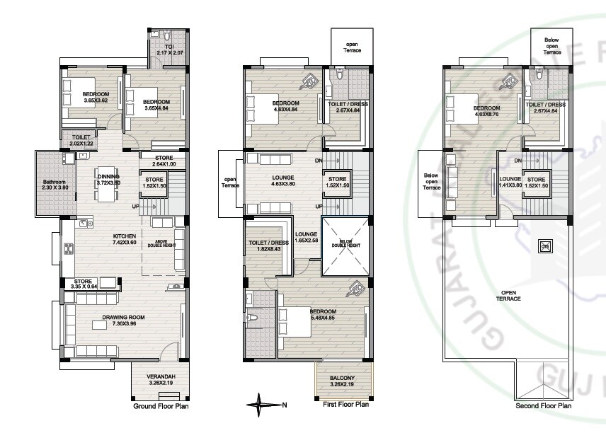 5 BHK 3283 Sq. Ft. Villa