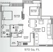 Yash Arian 2 BHK Layout