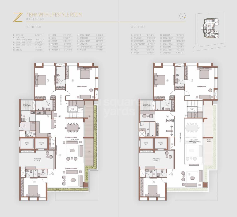 7 BHK 10035 Sq. Ft. Apartment