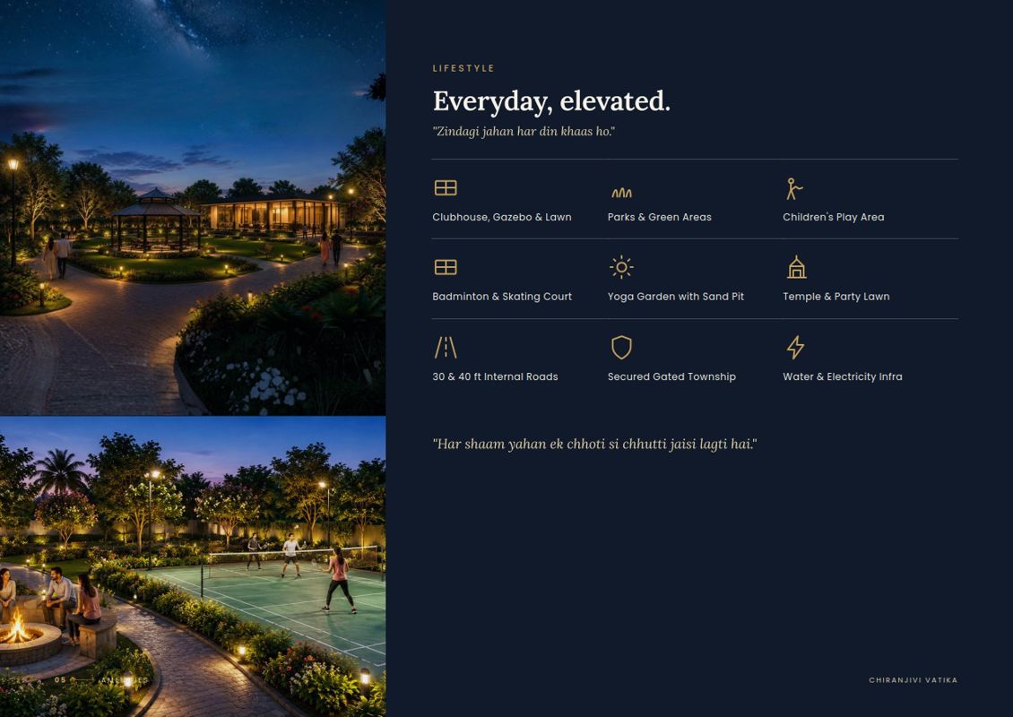 Rosium Chiranjivi Vatika Amenities-Features