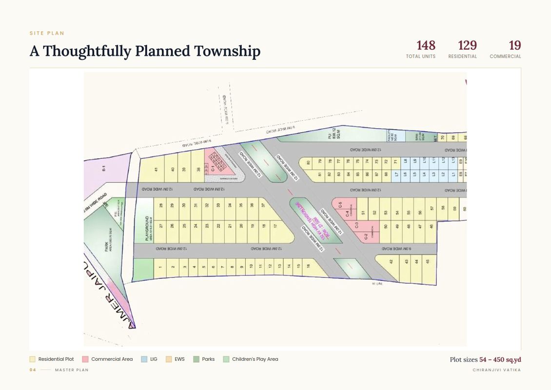 Rosium Chiranjivi Vatika Master Plan Image
