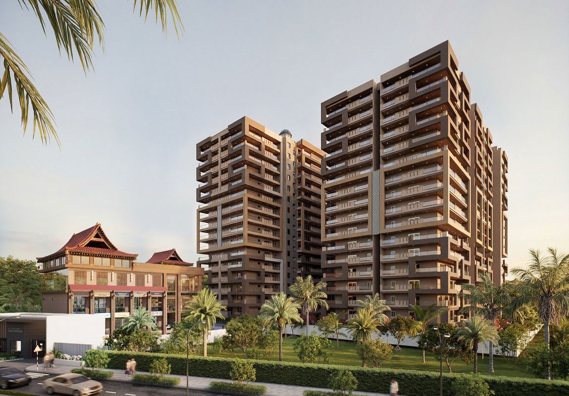 Citizen Twin Towers Apartment Exteriors