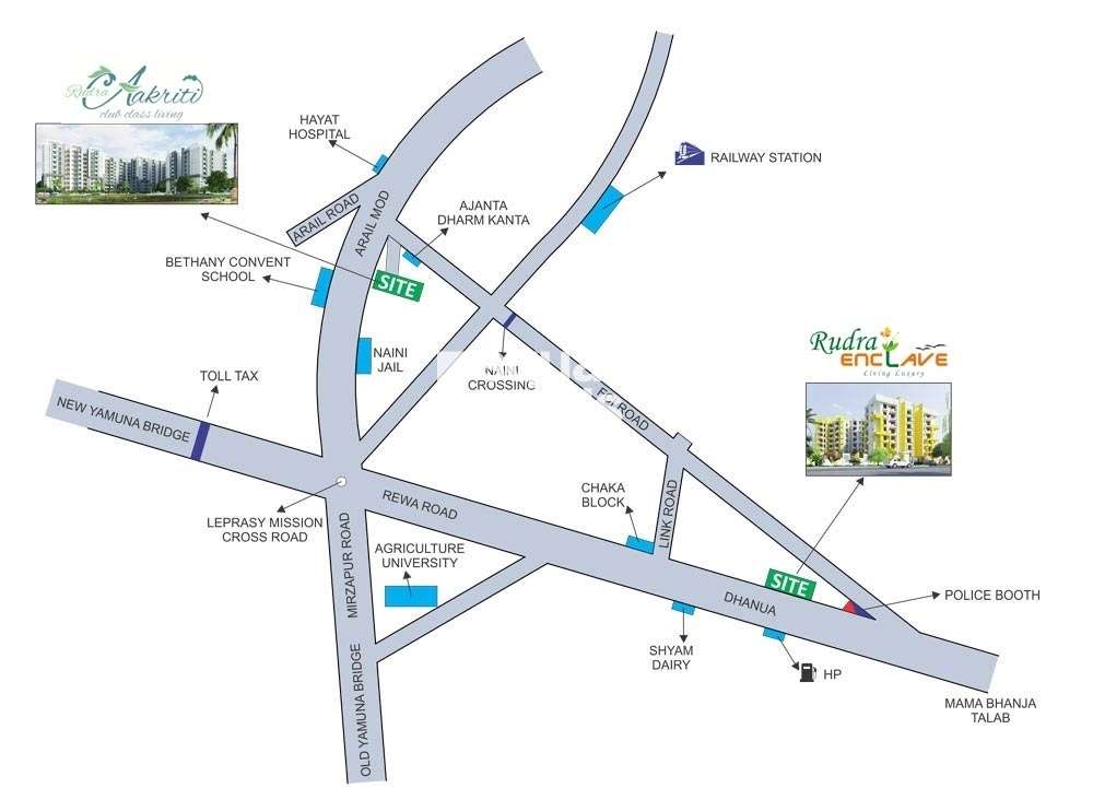 rudra enclave project location image1
