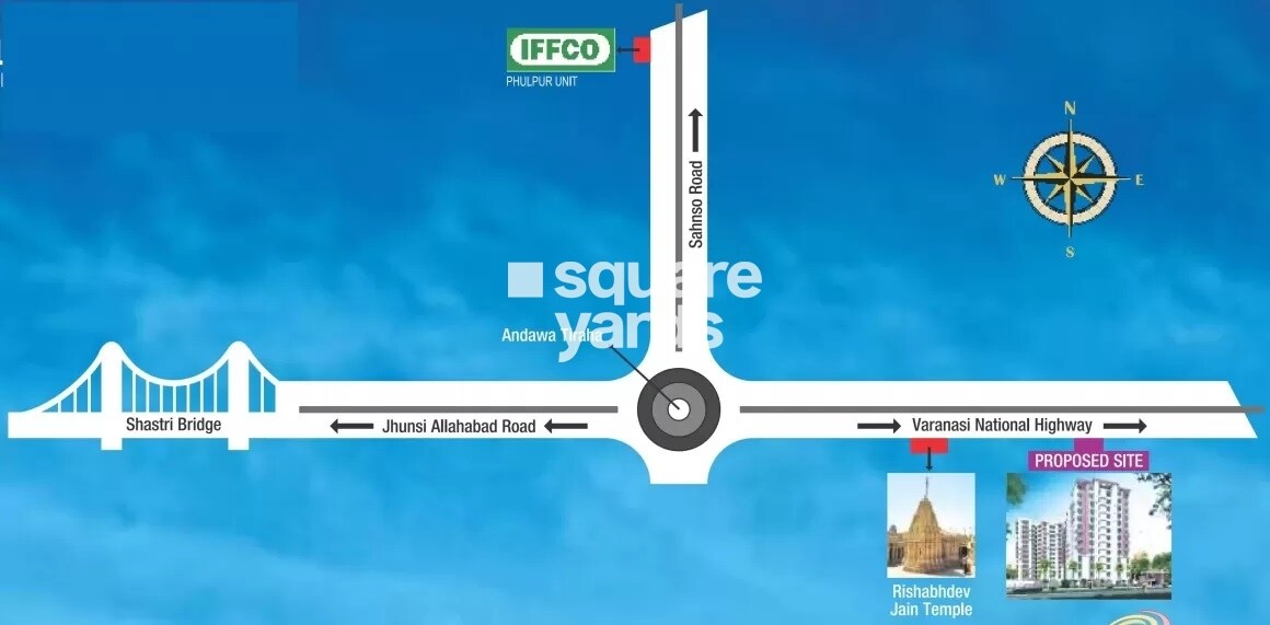 Rudra Sangam Location Image