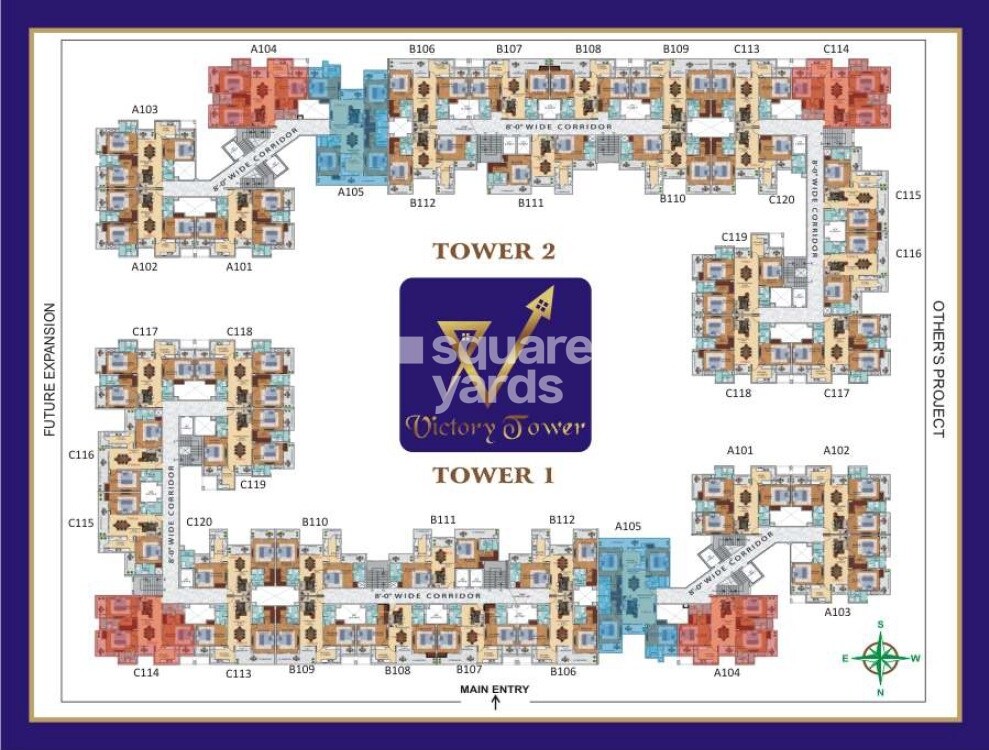 Shervani Victory Tower Floor Plans