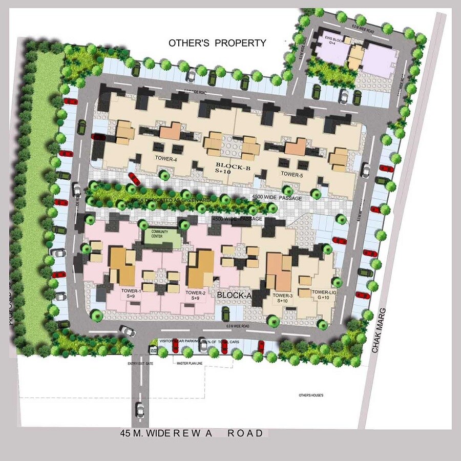 Tulsiani Imperial Green Master Plan 1