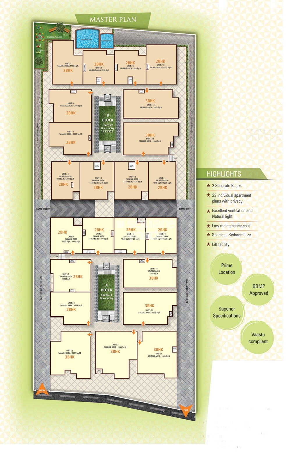 5 Elements Ajantha Prime Master Plan Image