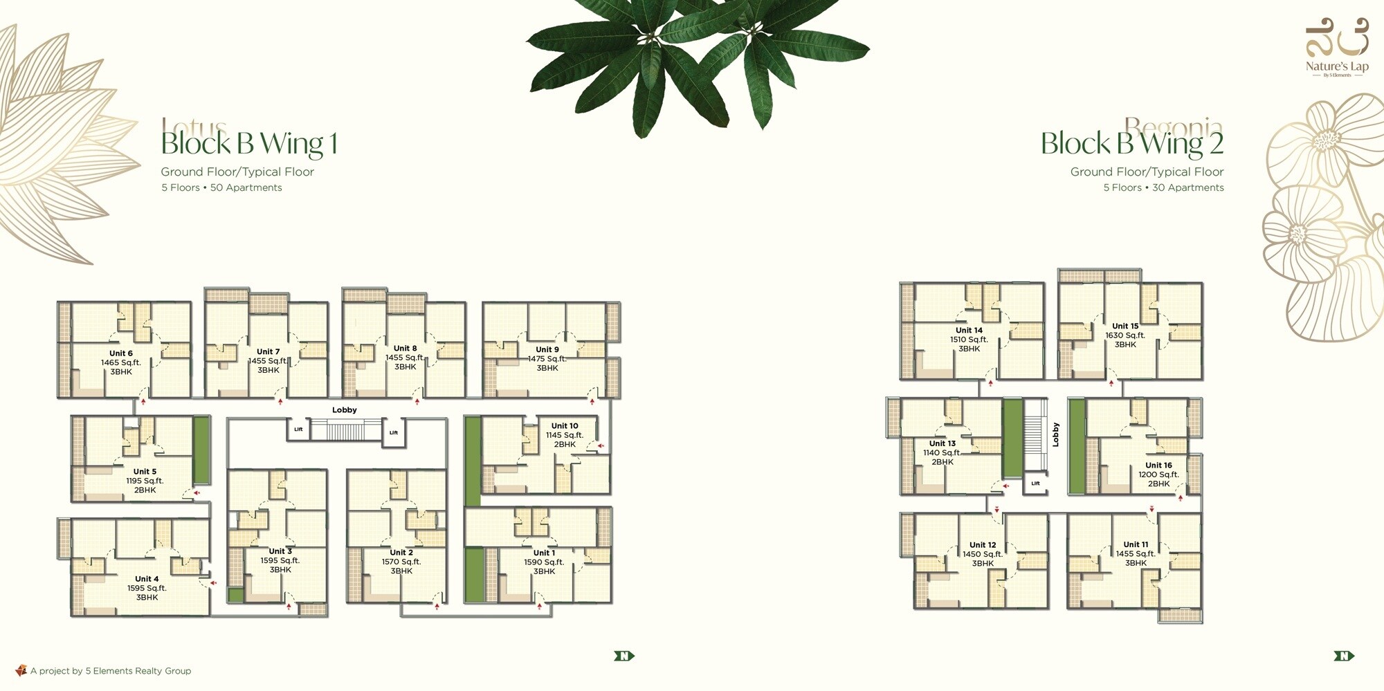5 Elements Natures Lap Floor Plans