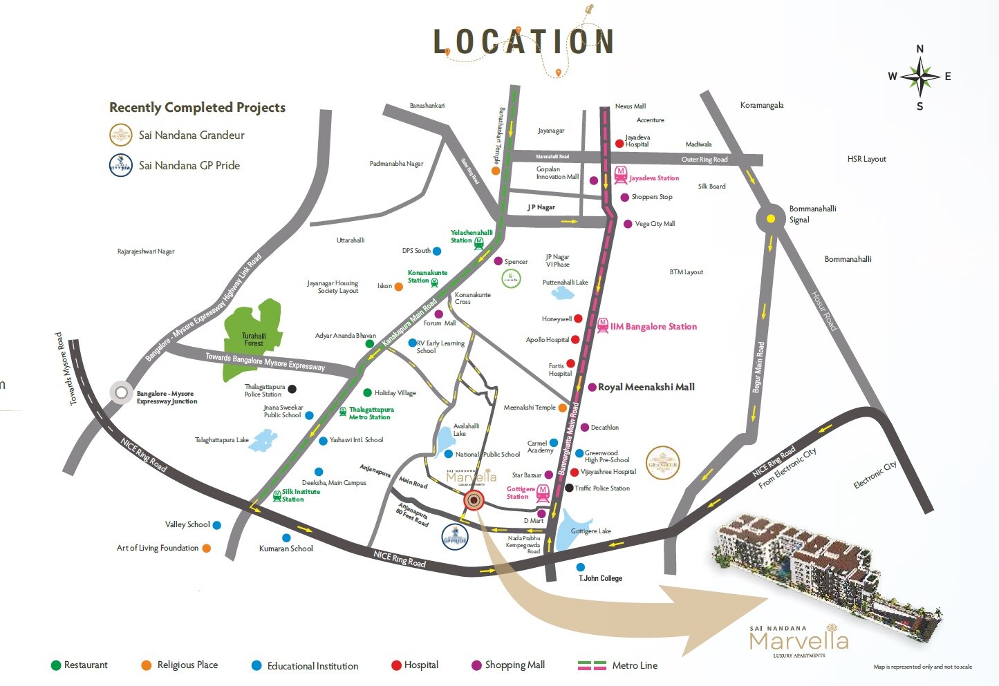 5 Elements Sai Nandana Marvella Location Image