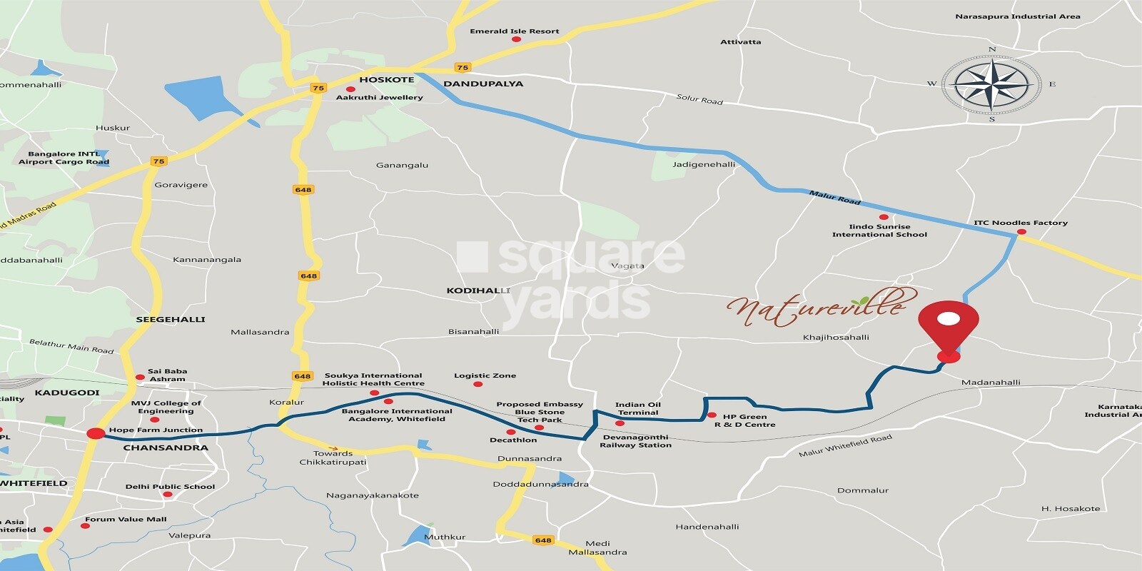 Aakruthi Natureville Location Image