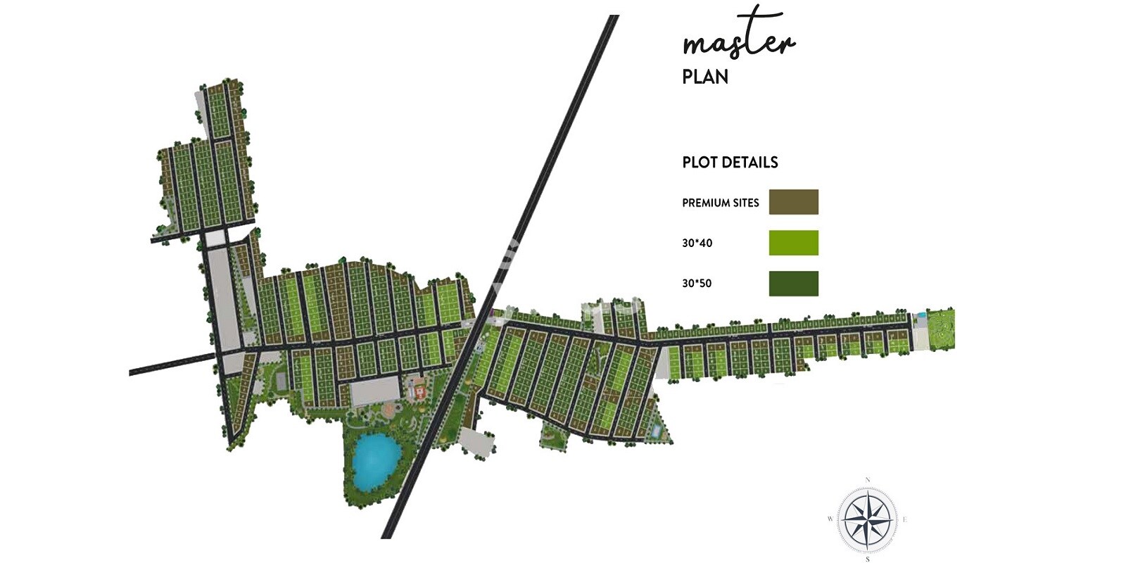 Aakruthi Natureville Master Plan Image