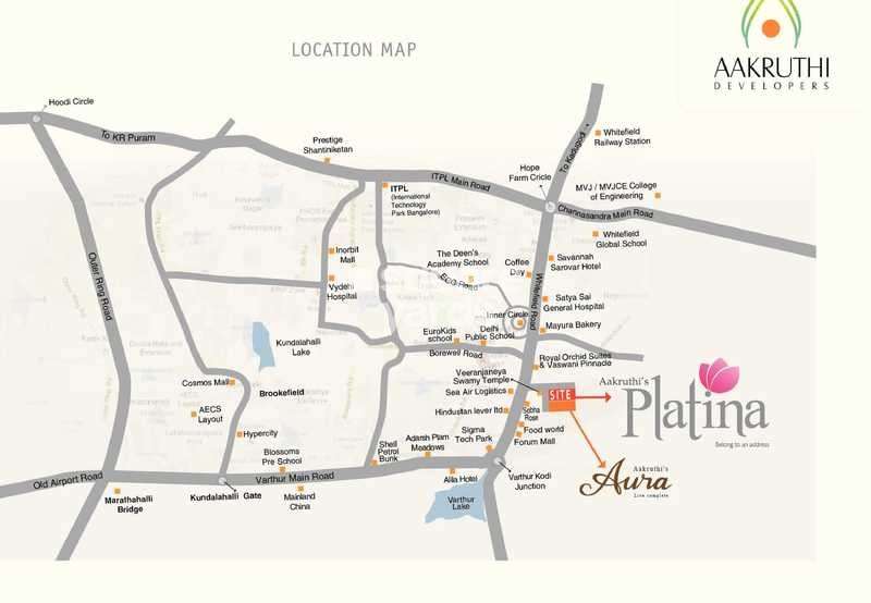 aakruti platina project location image1