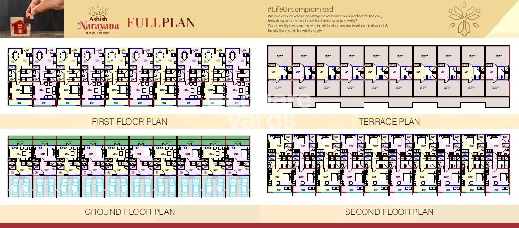 Aashish Narayana Row House Floor Plans