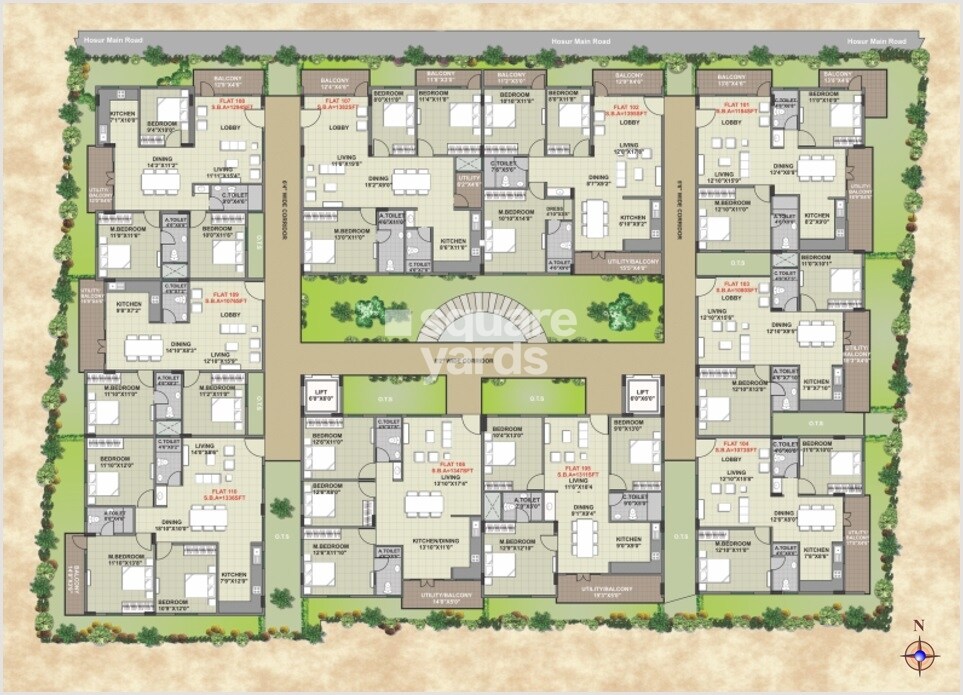 Aashrayaa Crystal Master Plan 1