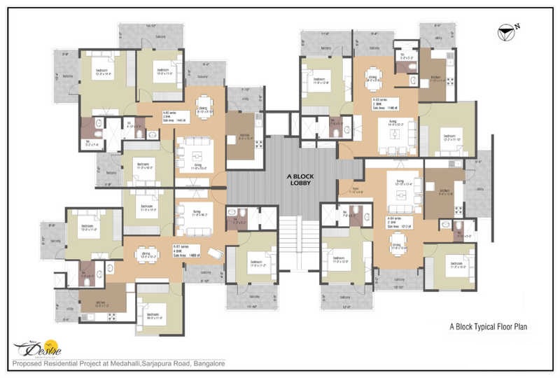 Aban Desire Floor Plans