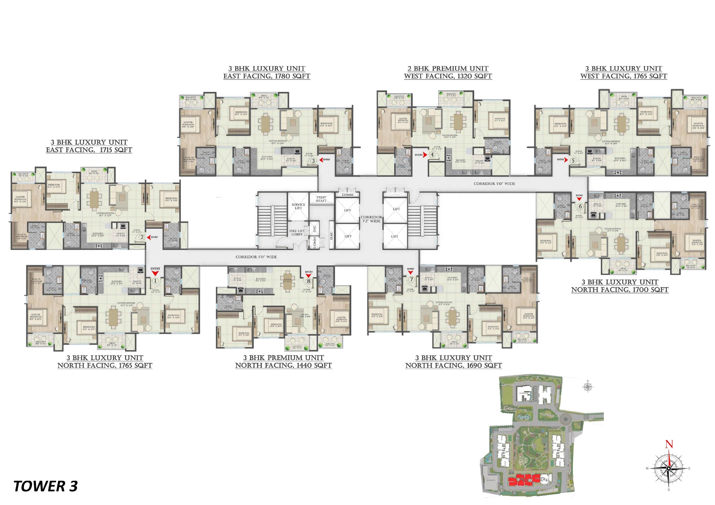 Abhee Aaria Floor Plans 1