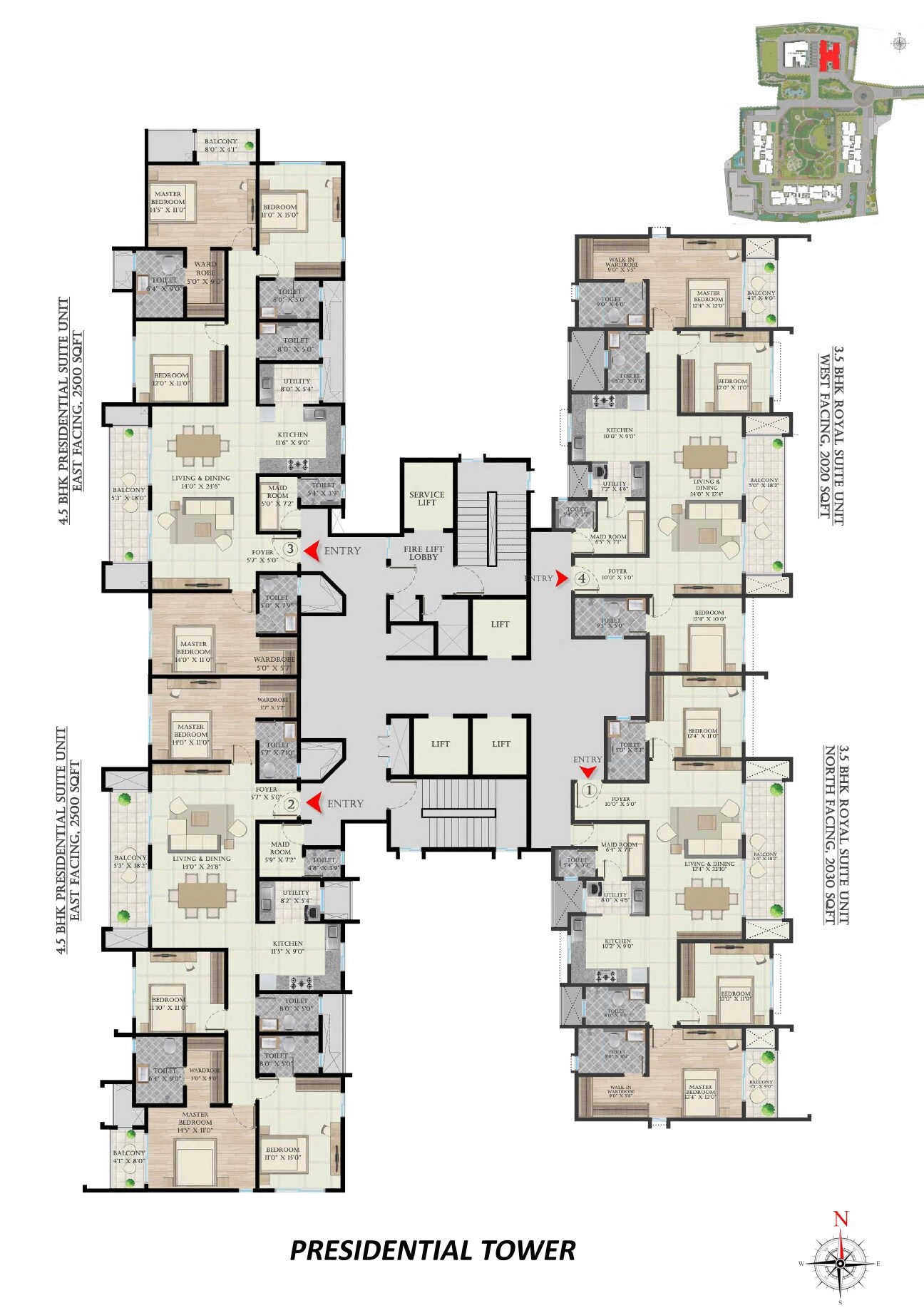 Abhee Aaria Floor Plans 3