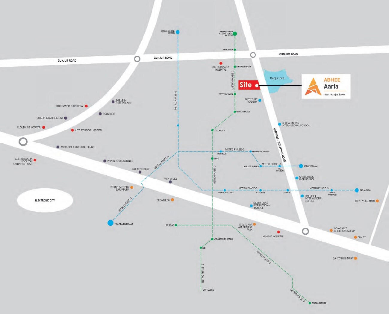 Abhee Aaria Location Image