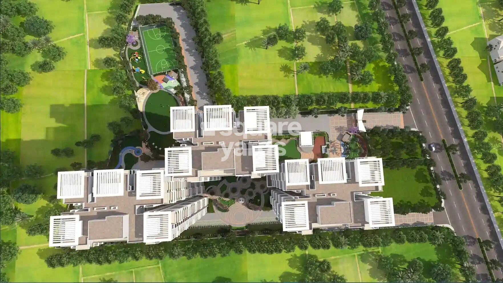 Abhee Celestial City Tower View 6