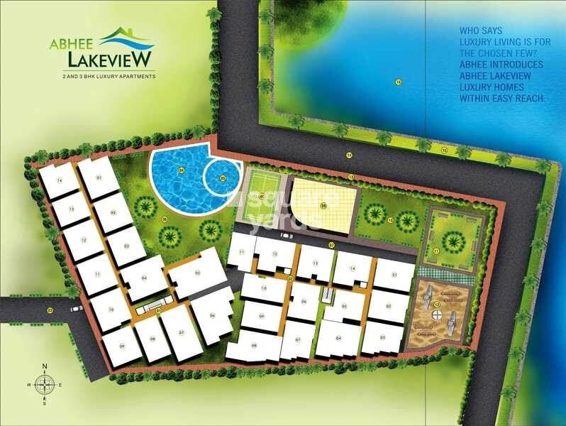 Abhee Lakeview Apartment Master Plan 1