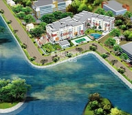 Abhee Lakeview Apartment Tower View